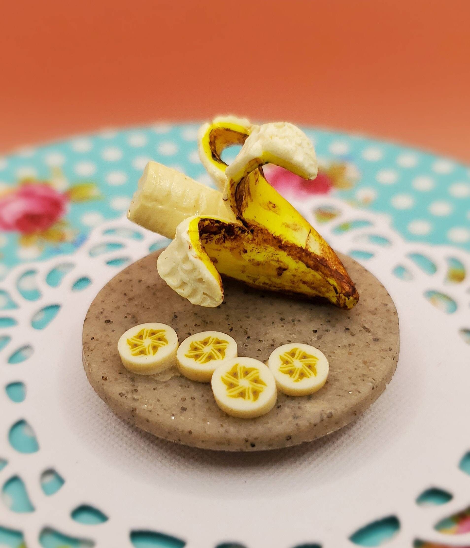 Realistic banana tiny bananas refrigerator Etsy