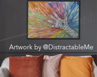 Release - Wellness Art Painting on Canvas