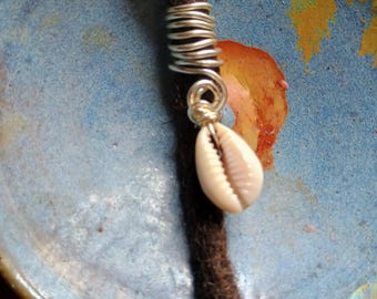 Cowrie Shell Loc Jewelry Braid Charm Sisterloc Jewels Wedding Hair Accessories Unisex
