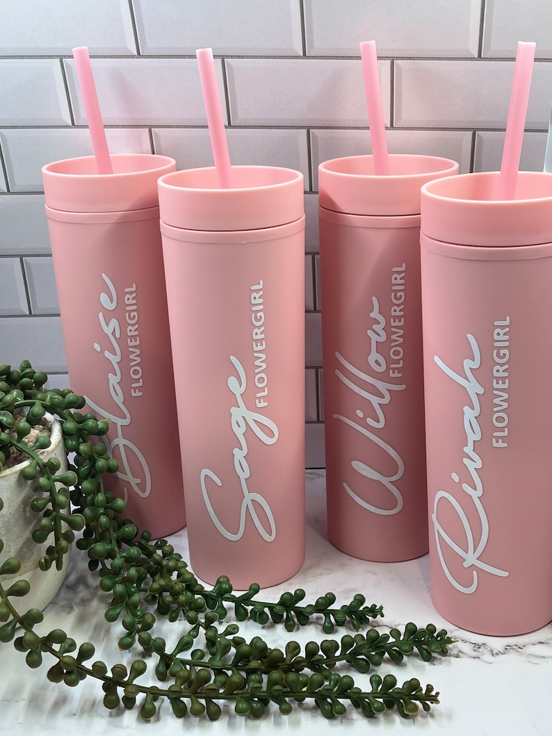 Personalised 16oz Acrylic Tumbler With Straw Etsy Australia
