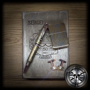 Bullet Lighter Made From A Real Fired 50 Cal Brass Bullet Etsy