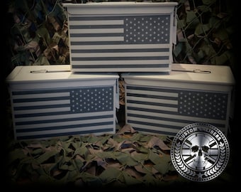 Personalised .50 Cal Ammo Can: Custom Groomsmen Gift ammo box.