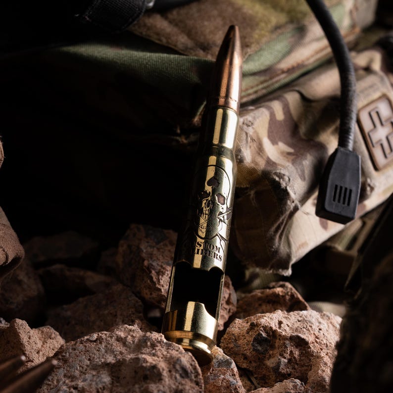 Engraved .50 Caliber Bullet Bottle Opener, Military Gift image 10