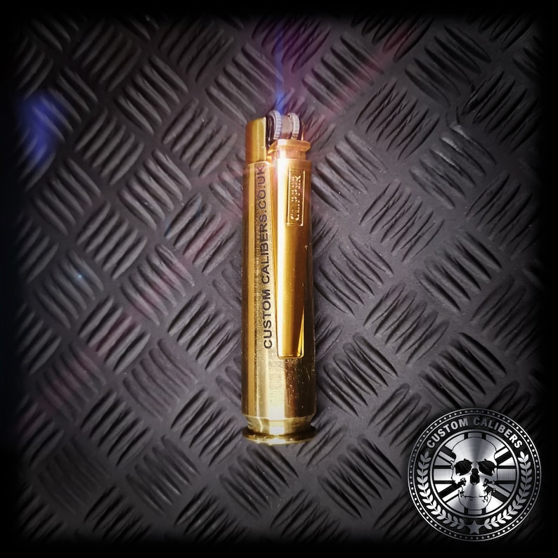 Bullet Lighter Made From a Real Fired .50 Cal Brass Bullet Etsy UK