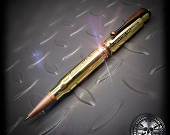 hand writing paper for sale 7.62 bullet pen Hand crafted from genuine fired bullet casings engraved with a personal name or message