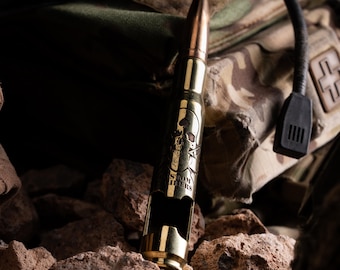 Bottle opener, .50 cal Brass Bullet Bottle opener, customised engraved bullet bottle opener, Personalised gift for men