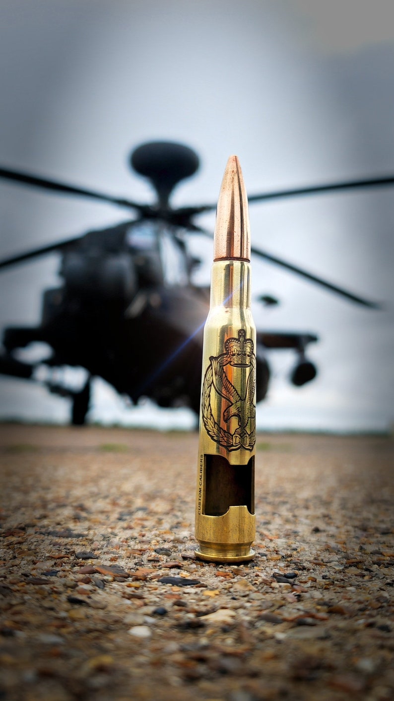 Engraved .50 Caliber Bullet Bottle Opener, Military Gift image 9