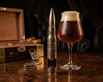 Personalised .50 Calibre Bullet Bottle Opener, Groomsman Gift