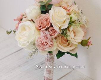 bride bouquet etsy