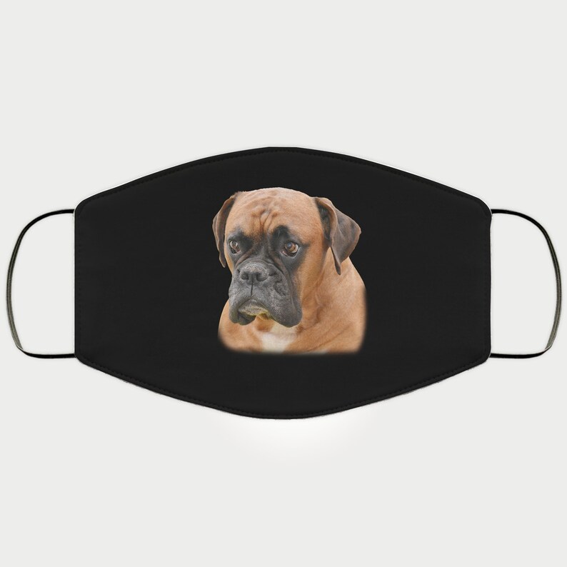 Face Mask Gift for Boxer Dog Lover Double Layer Protective Etsy