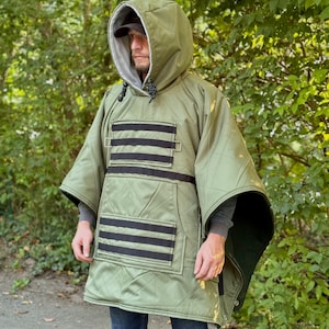 Winter Poncho, Survival Poncho, Emergency Poncho, Hunting Poncho