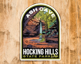 Hocking Hills State Park Ohio Sticker