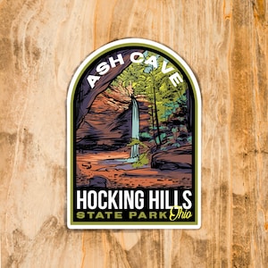 Hocking Hills State Park Ohio Sticker