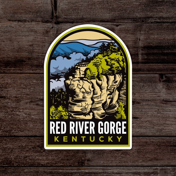 Red River Gorge Chimney Top Rock Sticker