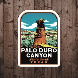 Palo Duro Canyon State Park Texas - Vinyl Sticker