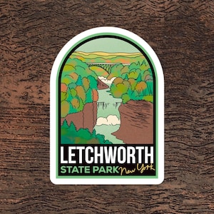 Letchworth State Park New York - Vinyl Sticker
