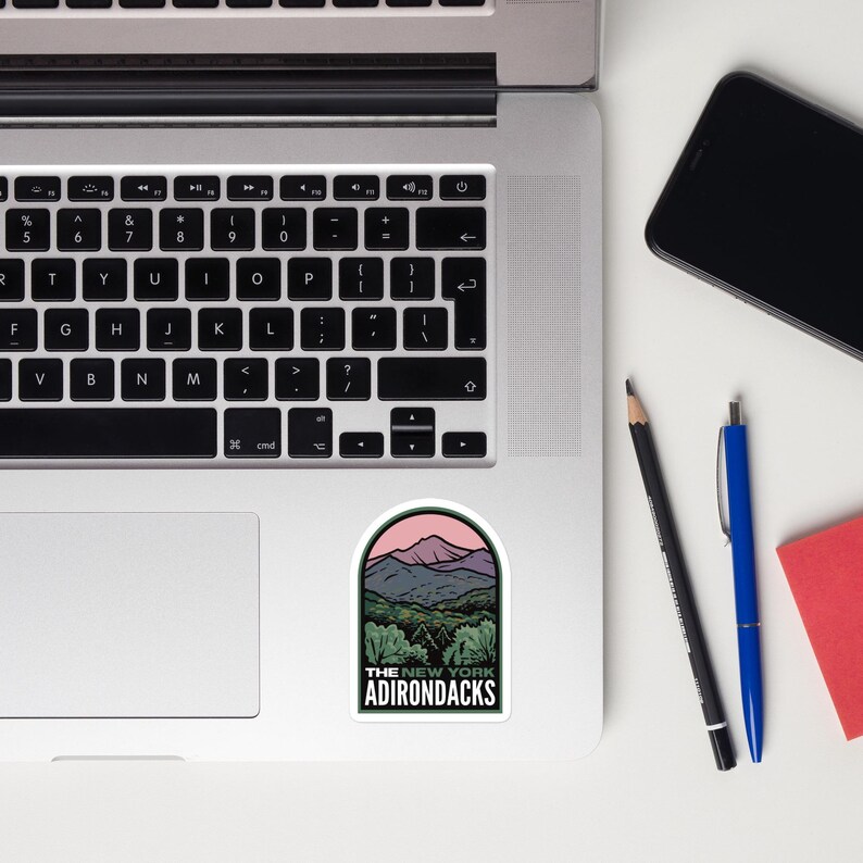 The Adirondacks Upstate New York - Vinyl Sticker - Etsy