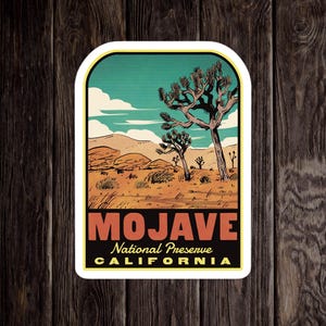 Mojave National Preserve California - Vinyl Sticker