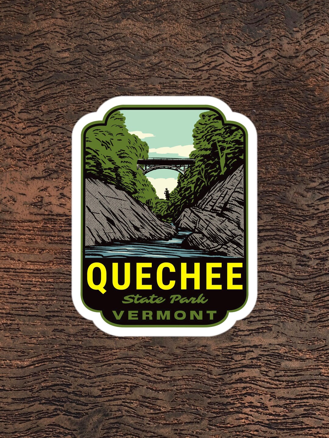 Quechee State Park Vermont - Vinyl Sticker - Etsy