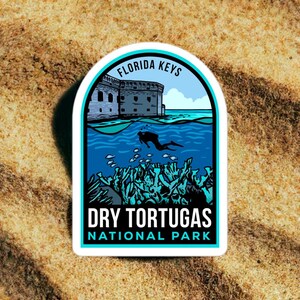Dry Tortugas National Park Florida - Vinyl Sticker