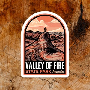 Valley of Fire State Park NV Vinyl Decal Stickers