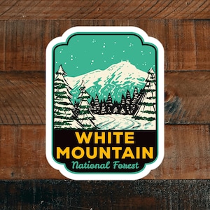 White Mountain National Forest NH - Vinyl Sticker