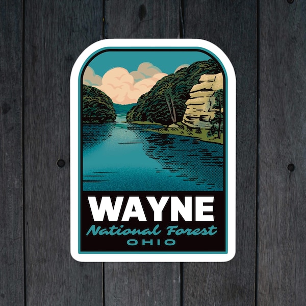 Wayne National Forest Ohio - Vinyl Sticker