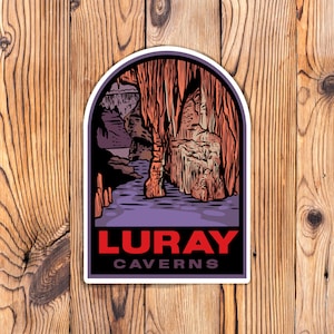 Luray Caverns Virginia Stickers