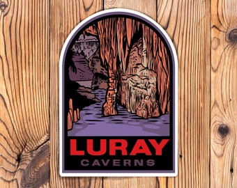 Luray Caverns Virginia Stickers