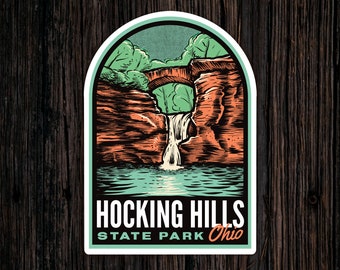 Hocking Hills State Park Ohio Vintage Sticker