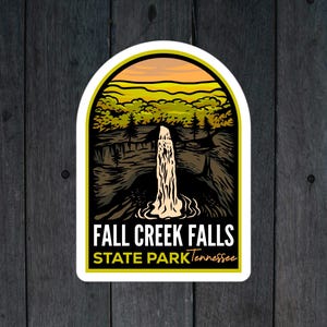 Fall Creek Falls State Park TN - Vinyl Sticker