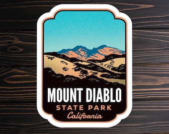 Mount Diablo State Park CA - Vinyl Sticker