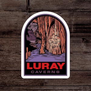 Luray Caverns Virginia - Vinyl Sticker