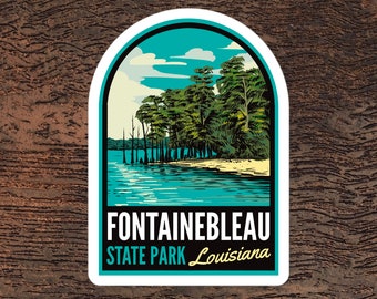 Fontainebleau State Park Louisiana-vinylsticker