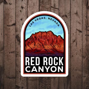 Red Rock Canyon Nevada - Vinyl Sticker