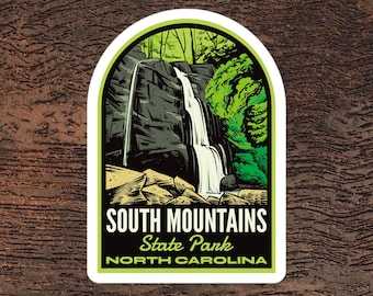 South Mountains State Park NC - Vinyl Sticker