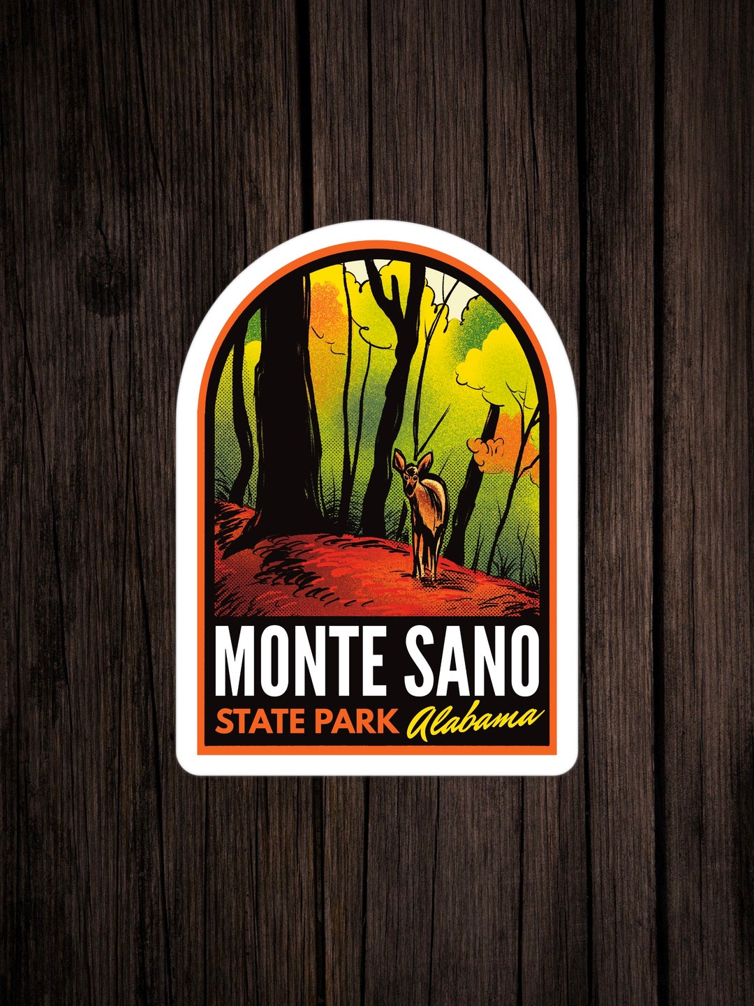Monte Sano State Park AL - Vinyl Sticker - Etsy