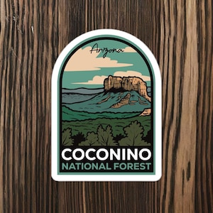 Coconino National Forest Arizona - Vinyl Sticker