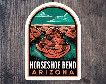 Horseshoe Bend Arizona - Vinyl Sticker