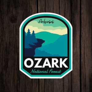 Ozark National Forest Arkansas Sticker