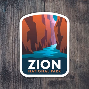 Zion National Park Sticker