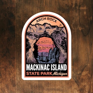 Mackinac Island State Park Michigan - Vinyl Sticker