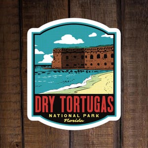 Dry Tortugas National Park Florida - Vinyl Sticker