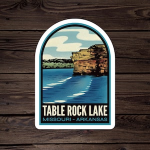 Table Rock Lake Missouri Arkansas - Vinyl Sticker