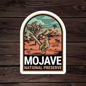 Mojave National Preserve California Vintage Sticker