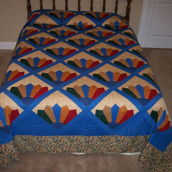 Quilted Bedspread Etsy