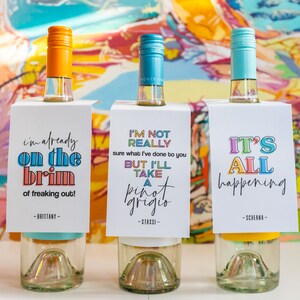 VANDERPUMP RULES Printable Wine Tags