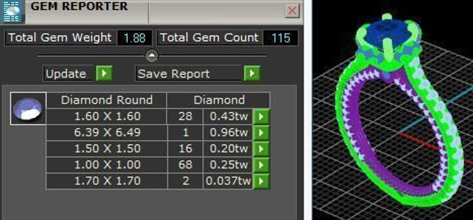 Double Solitaire Engagement Ring 3D CAD Digital Model | Etsy