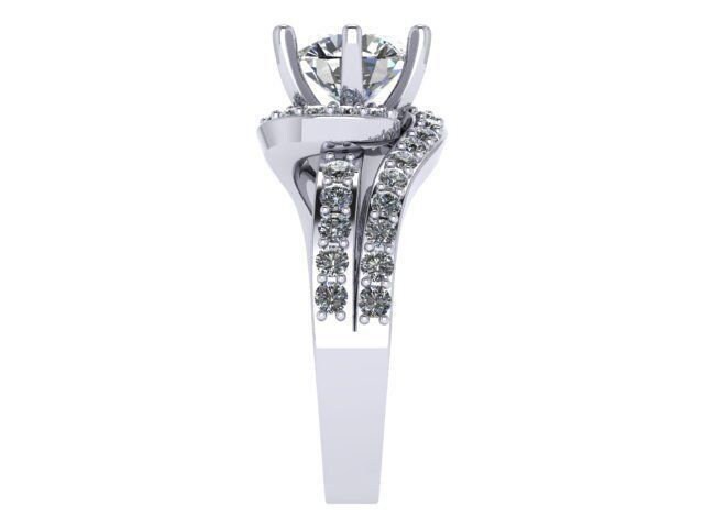 Solitaire Engagement Ring 3D CAD Digital Model - Etsy