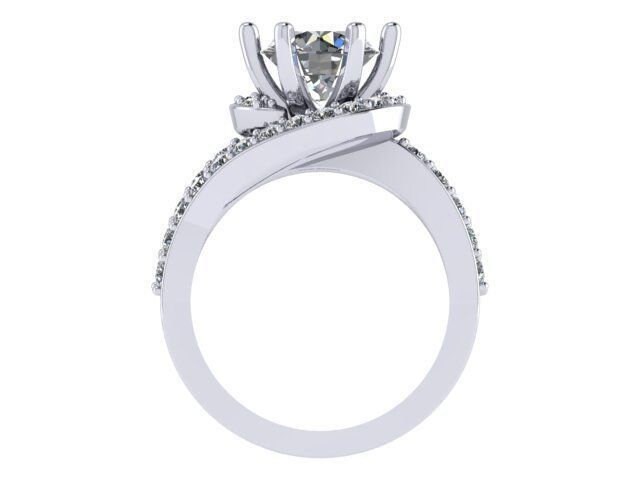 Solitaire Engagement Ring 3D CAD Digital Model - Etsy